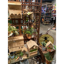 18" Glass Bird Bath, Bee,2gb781