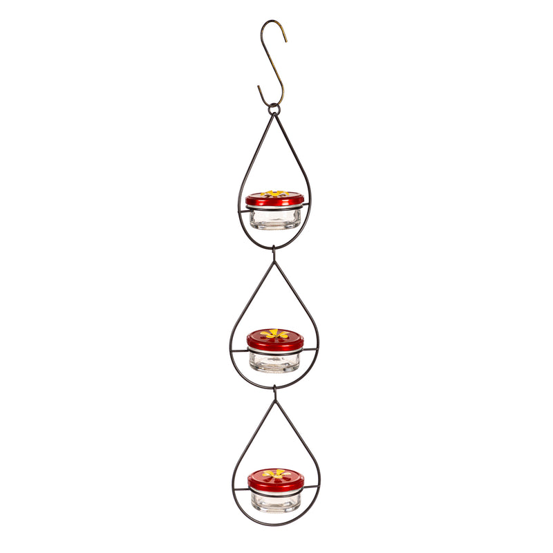 Hanging Three Tier Hummingbird Feeder, Set of 2,2hf350