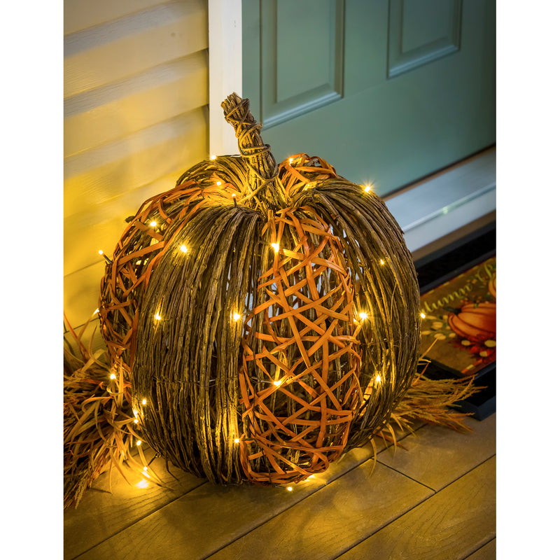 Lighted Vine Pumpkin,2la1167