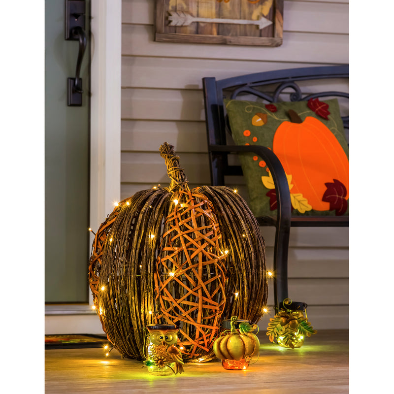 Lighted Vine Pumpkin,2la1167