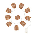 Faux Rattan String Lights,2la2390
