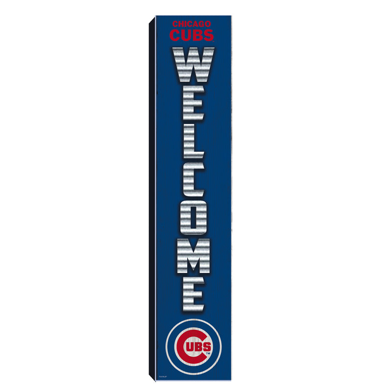 Chicago Cubs, Porch Leaner,10"x1.2"x48"inches