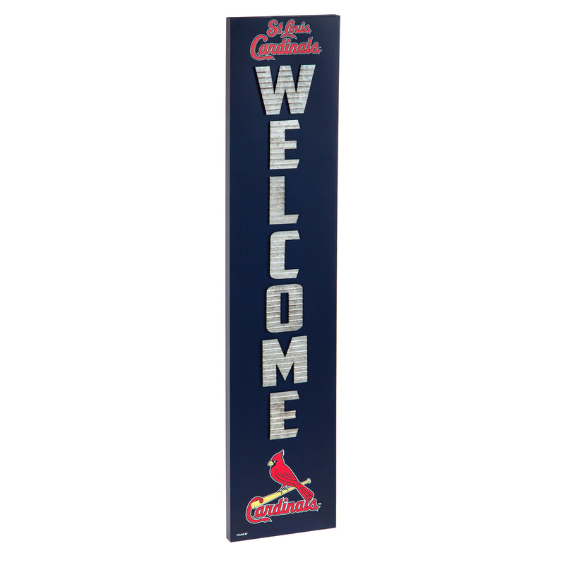 St Louis Cardinals, Porch Leaner,10"x1.2"x48"inches