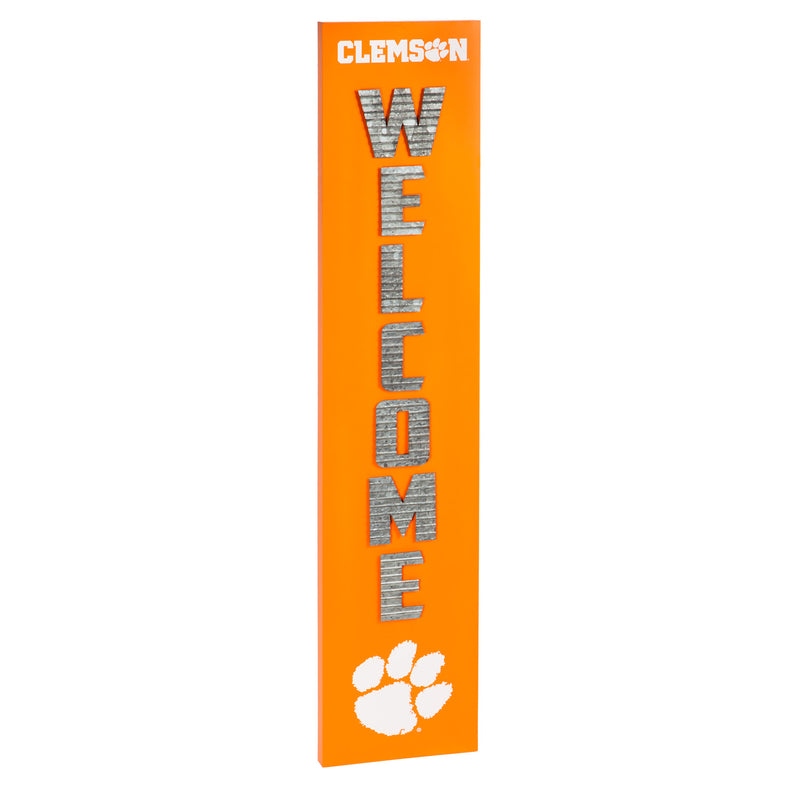 Clemson University, Porch Leaner,10"x1.2"x48"inches