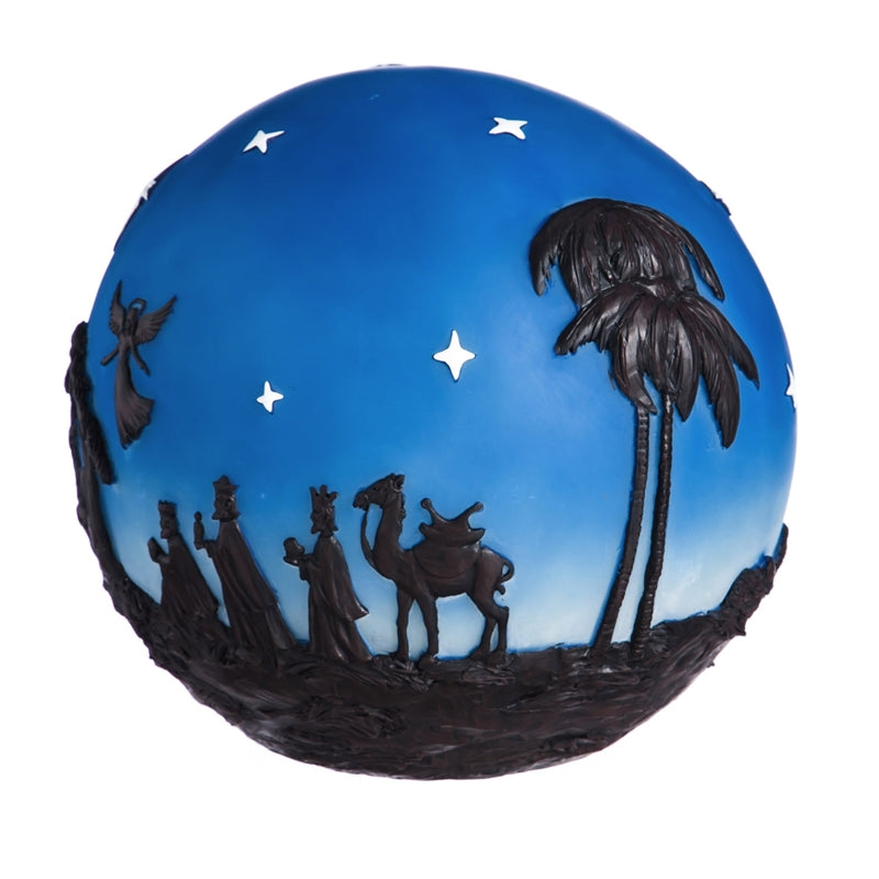 Evergreen Illuminated Battery Powered Globe, Nativity Scene, 10'' x 9'' x 10'' inches.