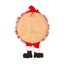 Holiday with Dangle Legs Lighted Deco Mesh Door Decor,2msh2613bl
