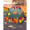 Fall Leaves Tented Plant Cover, 22-inch,2plc001