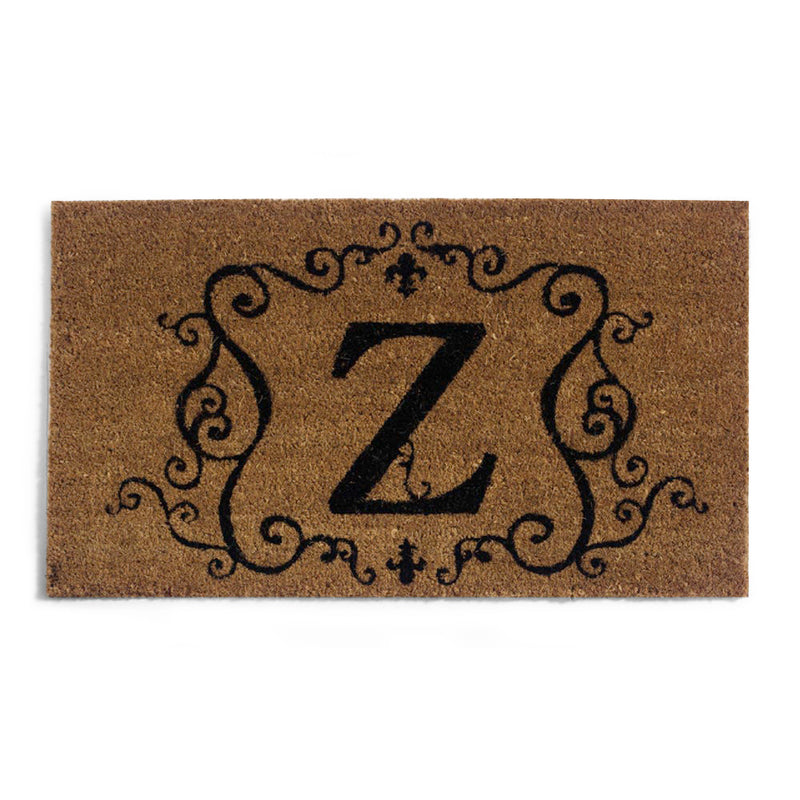 Evergreen Floormat,Coir Insert, Monogram "Z",0.4x28x16 Inches