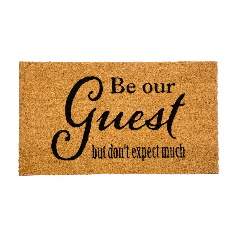 Evergreen Floormat,Funny Welcoming Sentiment Coir Mat,28x0.56x16 Inches