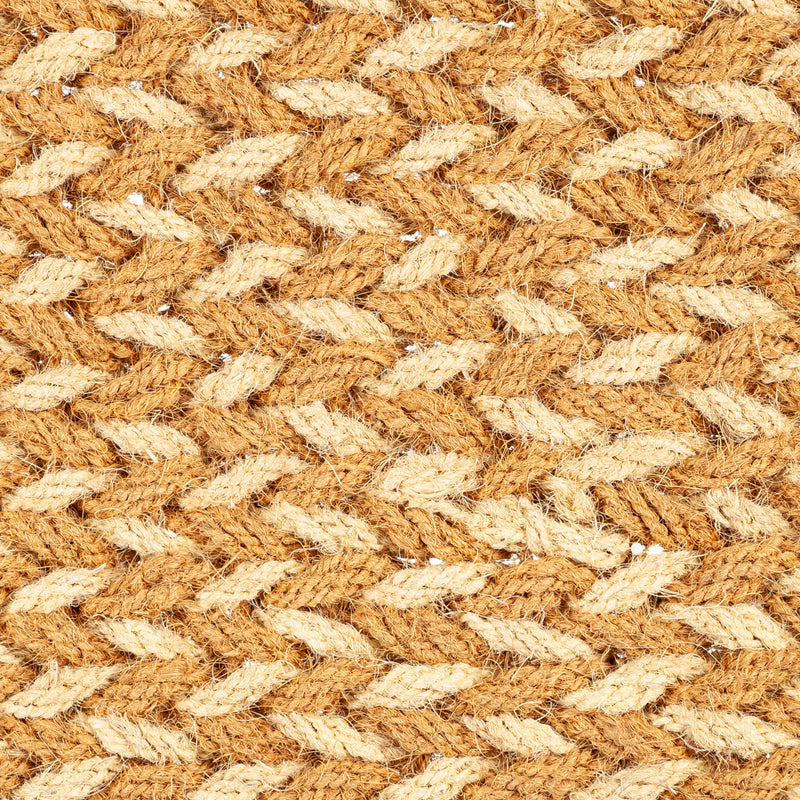 Evergreen Floormat,Braided and Woven Coir Mat, 2 Asst,30x1x18 Inches