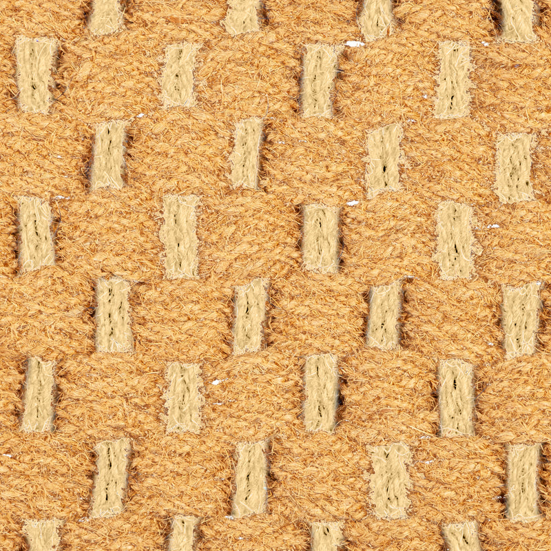 Evergreen Floormat,Braided and Woven Coir Mat, 2 Asst,30x1x18 Inches
