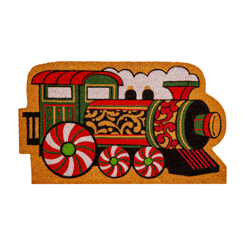 Home for the Holiday Shaped Coir Mat,2rm1396