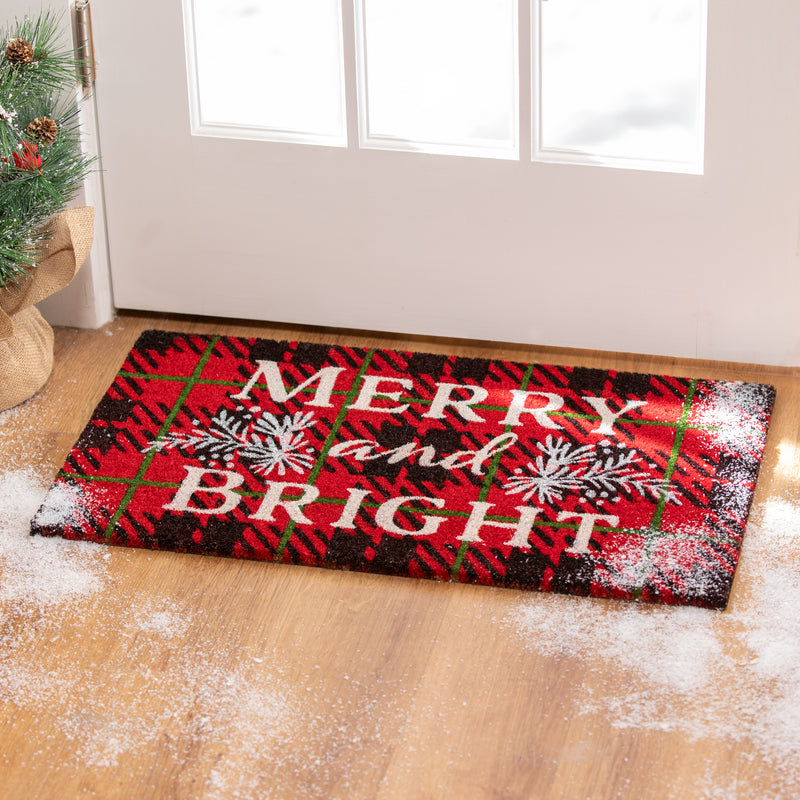 Holiday Salutation Coir Mat,2rm1407