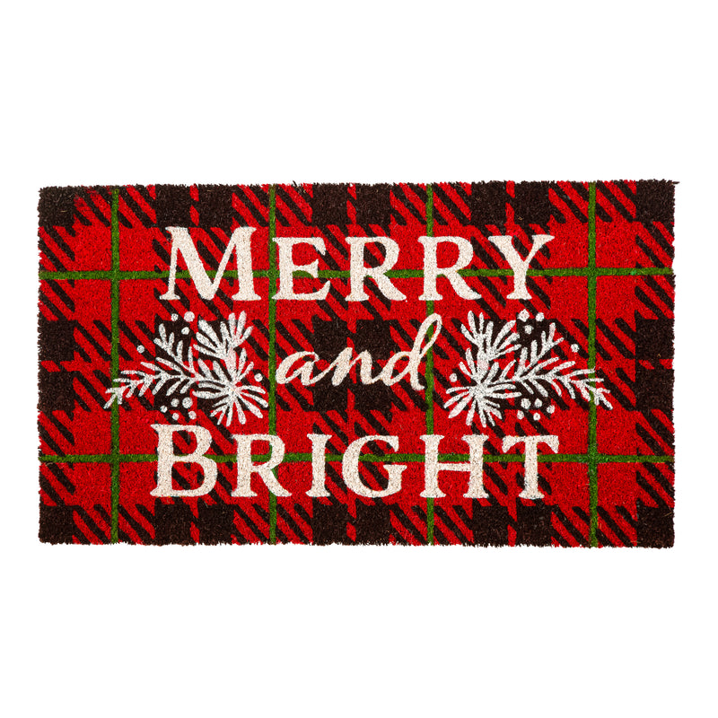 Holiday Salutation Coir Mat,2rm1407