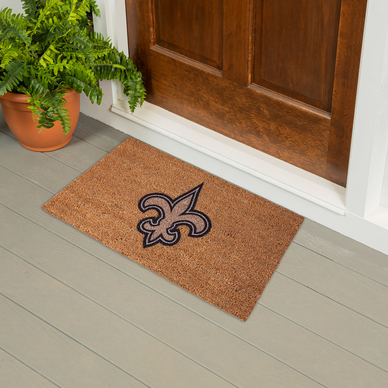 Coir Mat, 16"x28", New Orleans Saints,2rm3819usa