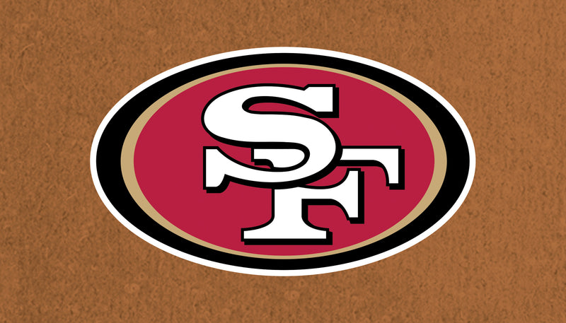 Coir Mat, 16"x28", San Francisco 49ers,2rm3826usa