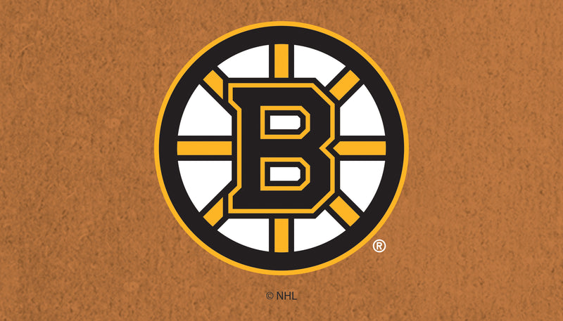 Evergreen Floormat,Coir Mat, 16"x28", Boston Bruins,28x16x1.5 Inches