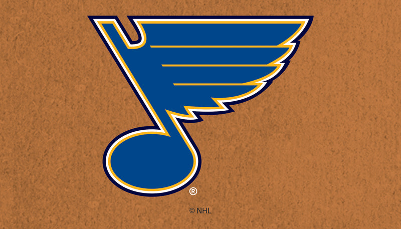 Coir Mat, 16"x28", St. Louis Blues,2rm4374usa