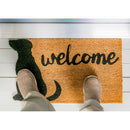 Dog Welcome Shaped Coir Mat,2rm480