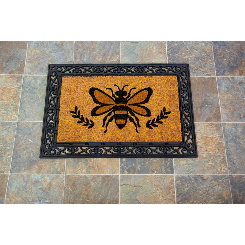 Evergreen Floormat,Honeycomb Bee Coir Mat,28x0.59x16 Inches