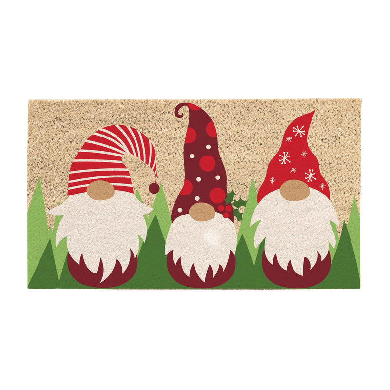 Evergreen Floormat,Gnome Trio Coir Mat,28x0.68x16 Inches