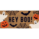 Hey Boo Halloween Flocked Coir Sassafras Switch Mat,2rmc1383s