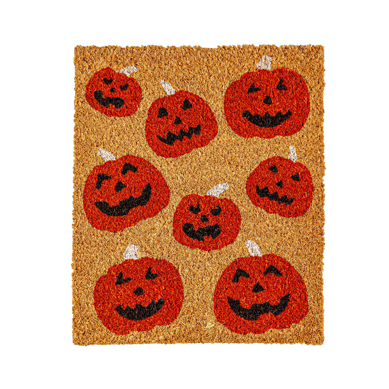 Evergreen Floormat,Holiday Icon Interchangeable Coir Mat Panel, Set of 4: Easter/ Patriotic/Halloween/Christmas,13.5x0.75x16.25 Inches