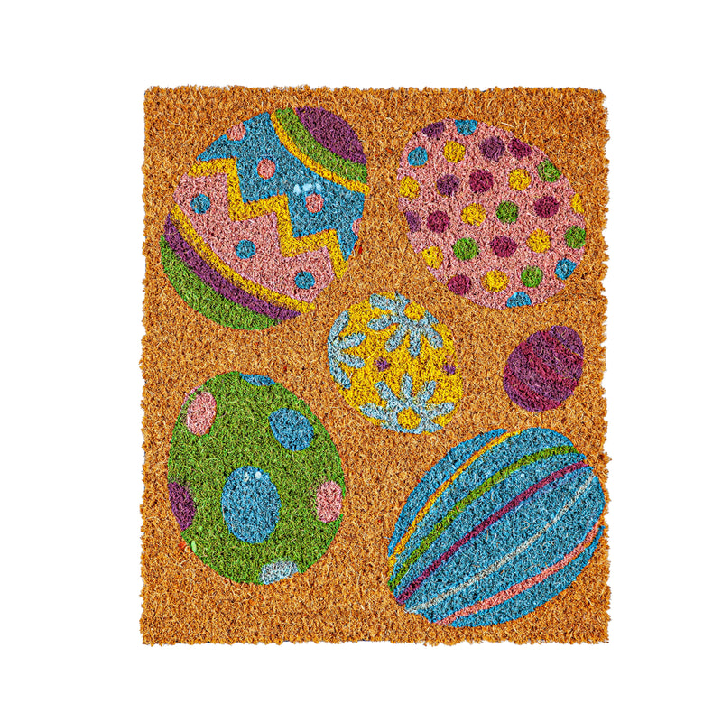 Evergreen Floormat,Holiday Icon Interchangeable Coir Mat Panel, Set of 4: Easter/ Patriotic/Halloween/Christmas,13.5x0.75x16.25 Inches