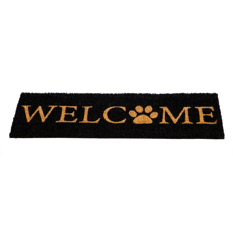 Evergreen Flag Paw Print Welcome Kensington Switch Mat - 28 x 1 x 9 Inches