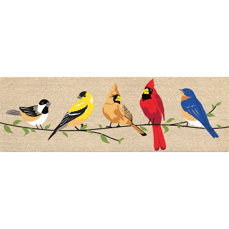 Evergreen Flag Birds on a Branch Kensington Switch Mat 9.25 x 28 Inch Colorful Stylish and Durable Door and Floor Mat for Patio and Yard