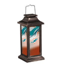 Solar Garden Lantern, Miami Dolphins,2sp3816tsab