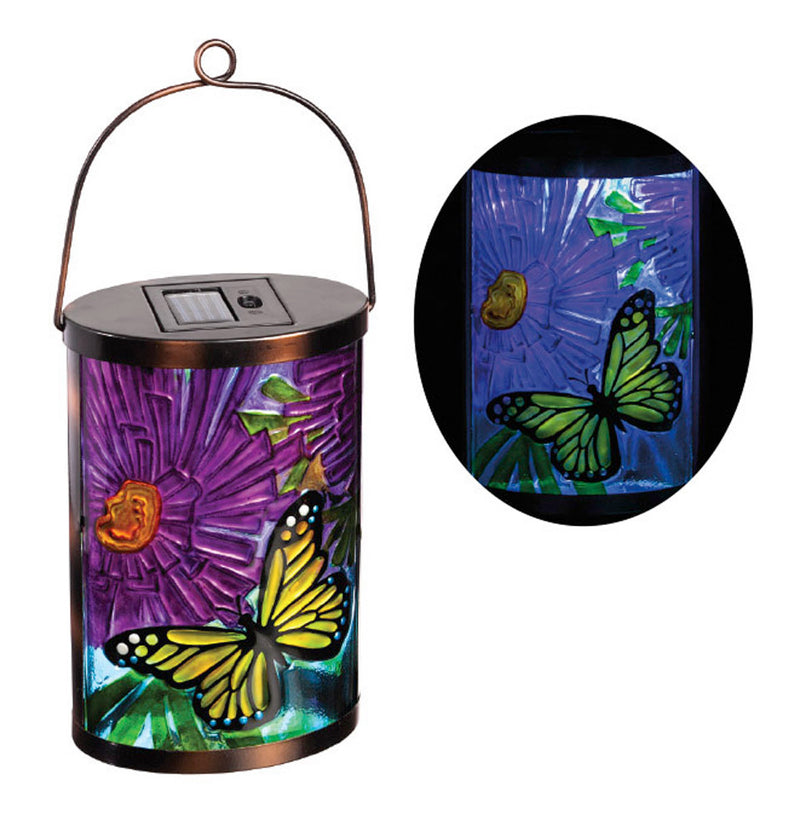 Garden Friends Butterfly Solar Lantern,2sp4327