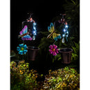 36.25"H Twinkling Light Solar Garden Stake, 2 Asst, Faucet Shaped,2sp6193