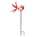 38"H Solar Cardinal Staked Wind Spinner,2sp6672