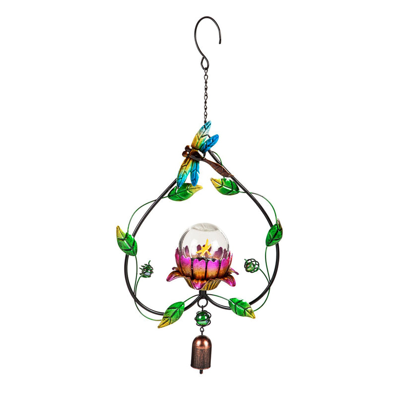 Solar Hummingbird Hanging Garden Décor,9.84"x3.94"x15.75"inches