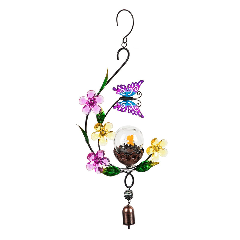 Solar Butterfly Hanging Garden Décor,9.06"x3.54"x15.75"inches