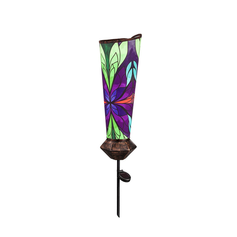 Solar Luminary Garden Stake, Butterfly, 9.5"x9.5"x37"inches