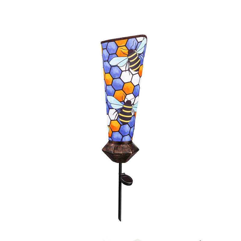 Solar Luminary Garden Stake, Bee,2sp7132