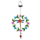 Solar Double Sided Hanging Decor, Dragonfly with Florals,2sp7240