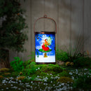 9.5" Solar glass lantern, Forest of Wonder Fairy,2sp8753