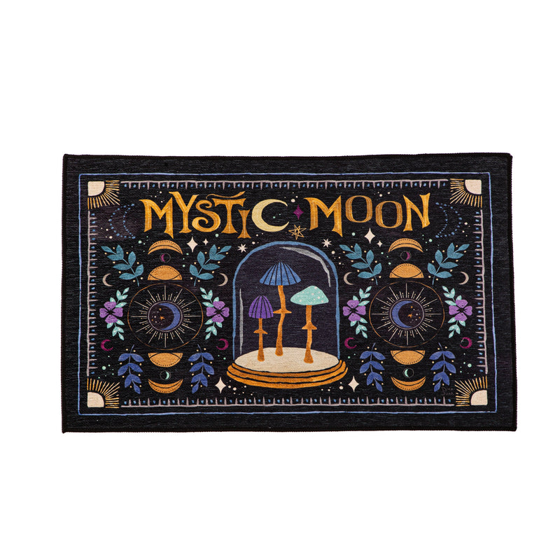 Mystic Moon Indoor/Outdoor Washable Mat,2wm023