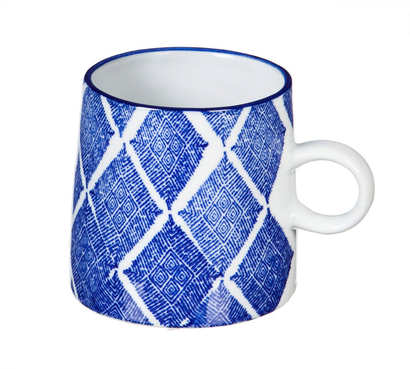 Ceramic Cup, 10 OZ, Dark Blue Capri,3am010b