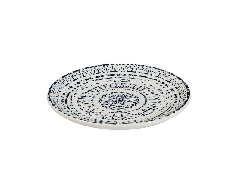 Ceramic Debossed Salad Plate, Inkwell Collection,3ar006