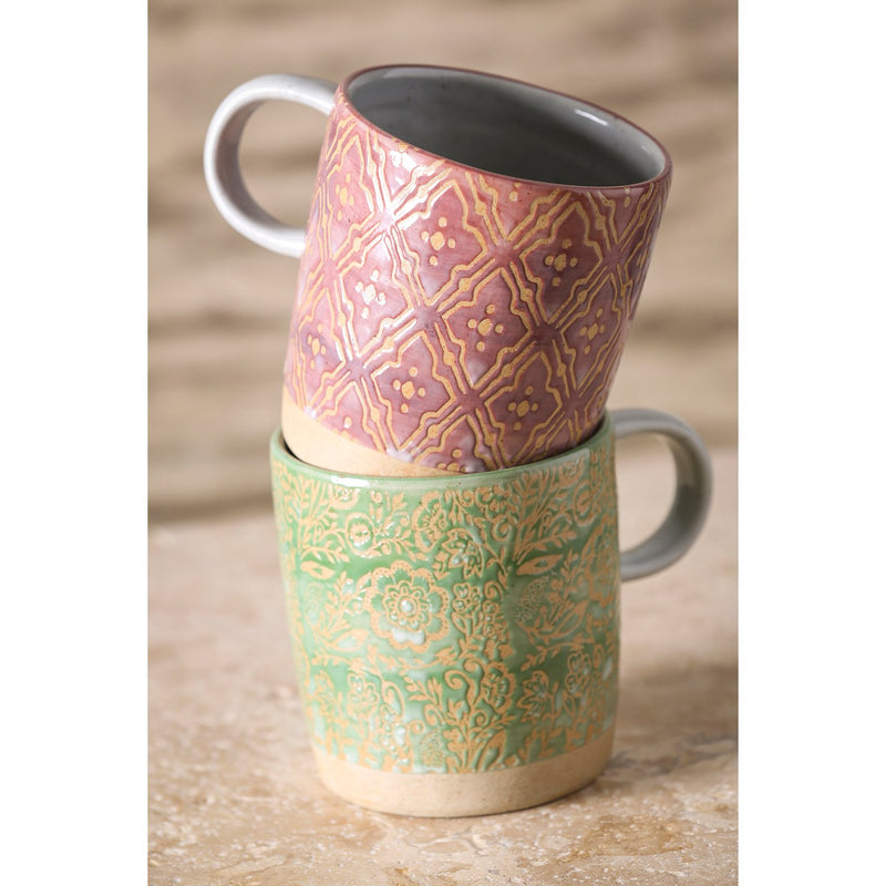 Porcelain Cup, 12 OZ, Artisan Series 4, Purple,3asu006a