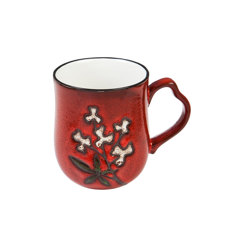 Artisan Series Cup, 10 OZ., Red Wistful Floral,3asu7370c