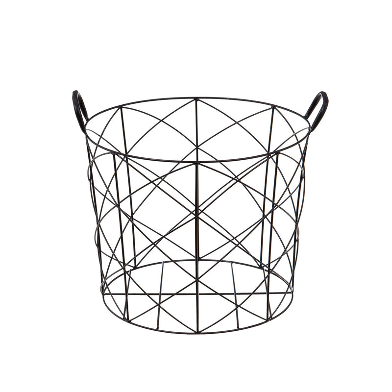 Evergreen Metal Basket Display, 16'' x  16'' x 13'' inches.