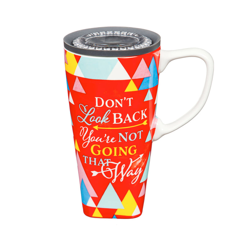 Ceramic FLOMO 360 Travel Cup, 17 oz., Don't Look Back,3clc97003