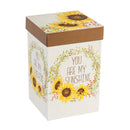 Ceramic Travel Cup, 17 OZ.,w/box and Tritan Lid, You are my Sunshine,3ctc007376