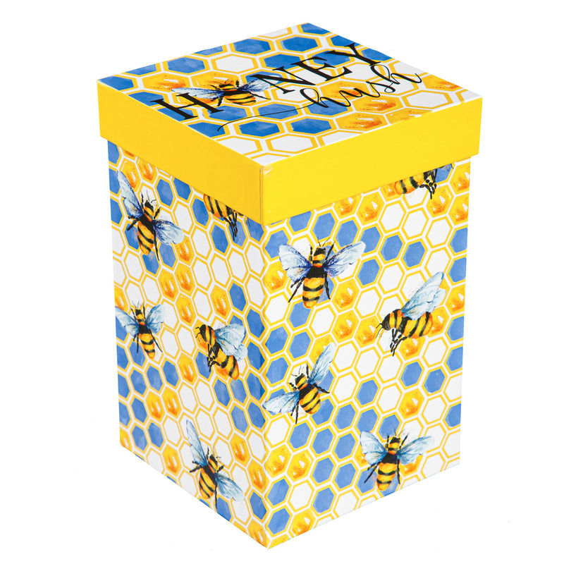 Ceramic Travel Cup, 17 OZ. ,w/box, Honey Hush, 5.24"x3.55"x7"inches