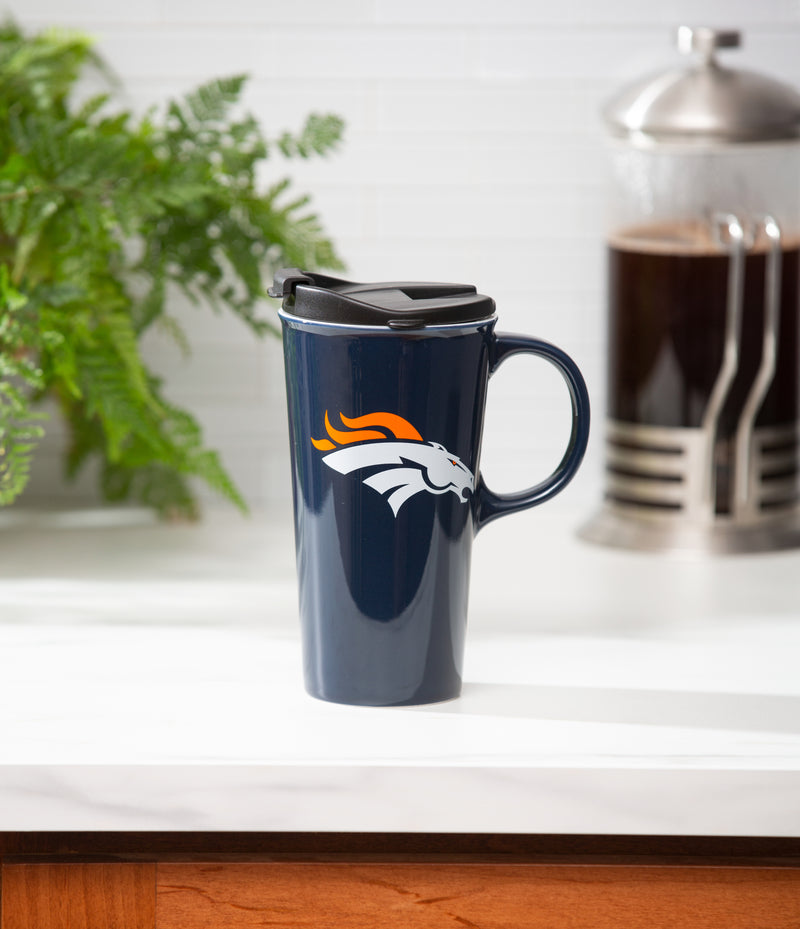 Denver Broncos, 17oz Boxed Travel Latte,3ctc013809